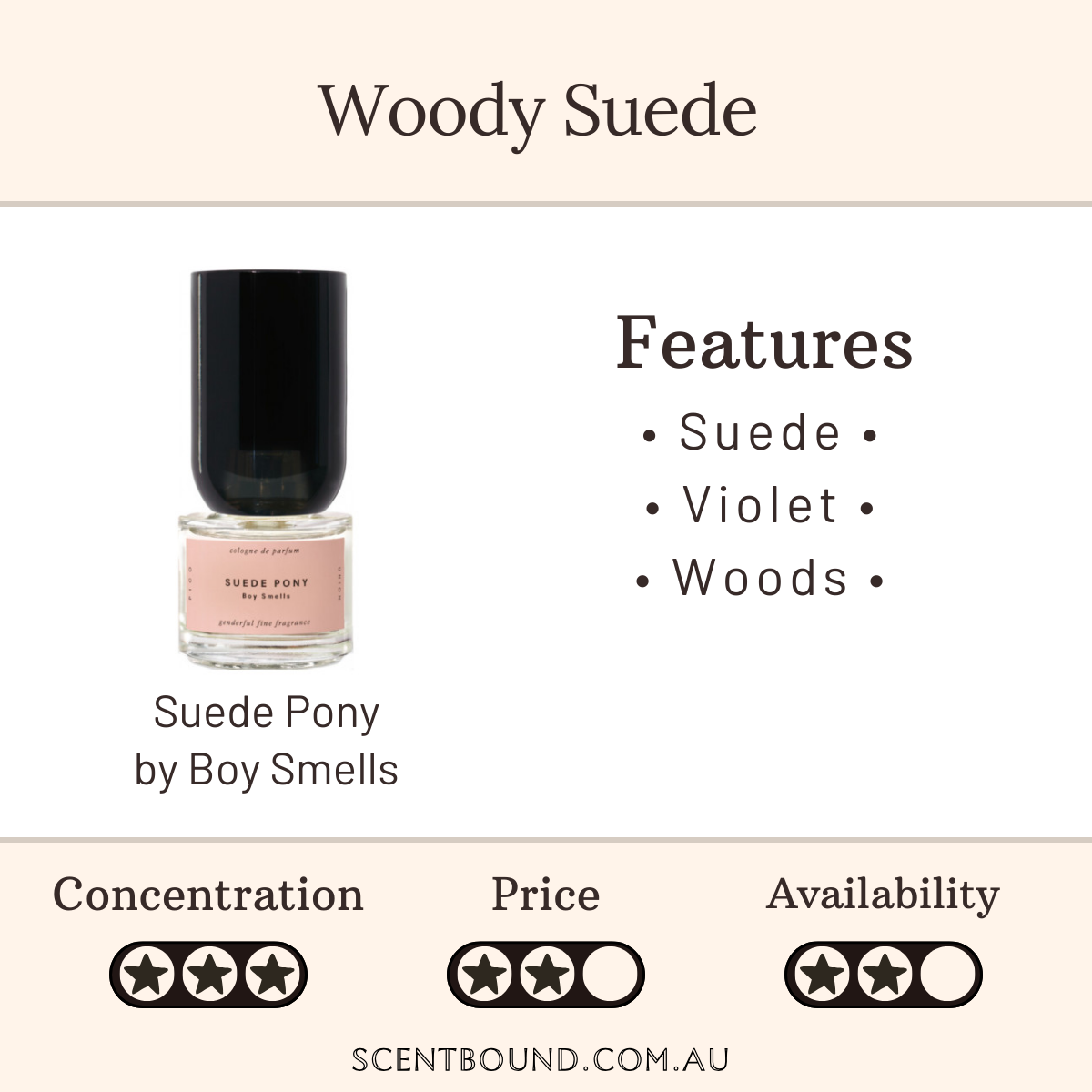 Suede Pony by Boy Smells